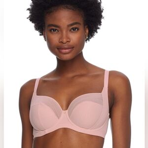 Panache Serene vintage pink underwire bra 28G worn once